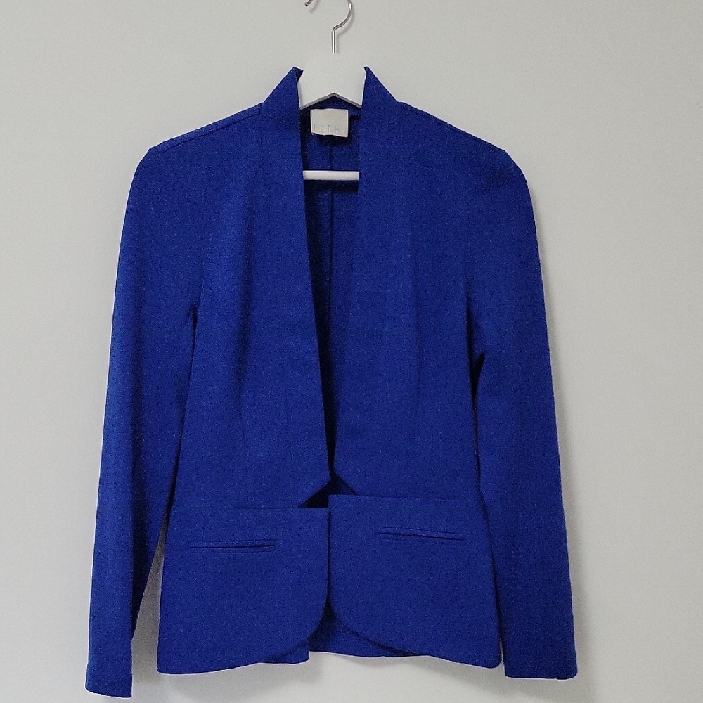 Ferhn | Royal Blue Tailored Stretch Blazer | Size Medium